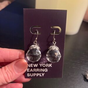 New York Earring Supply Crystal Drop Earrings